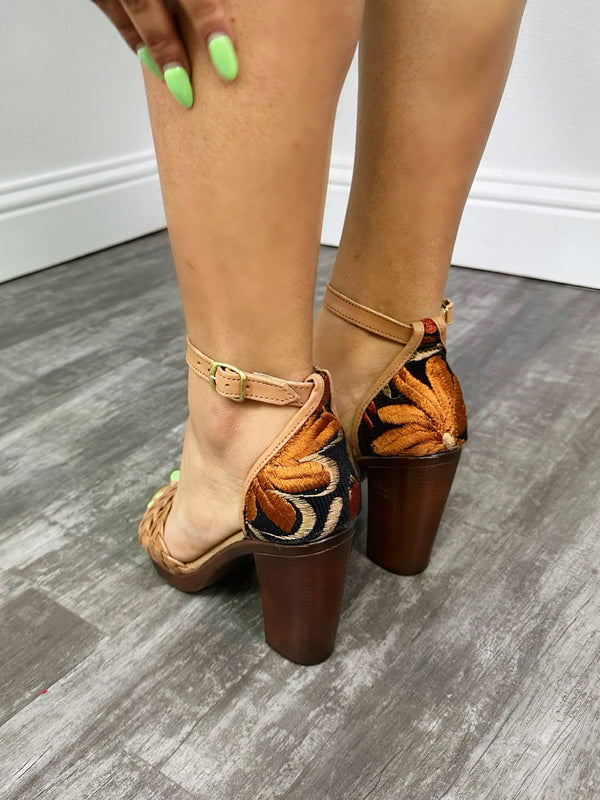 Aitana Embroidery Heels