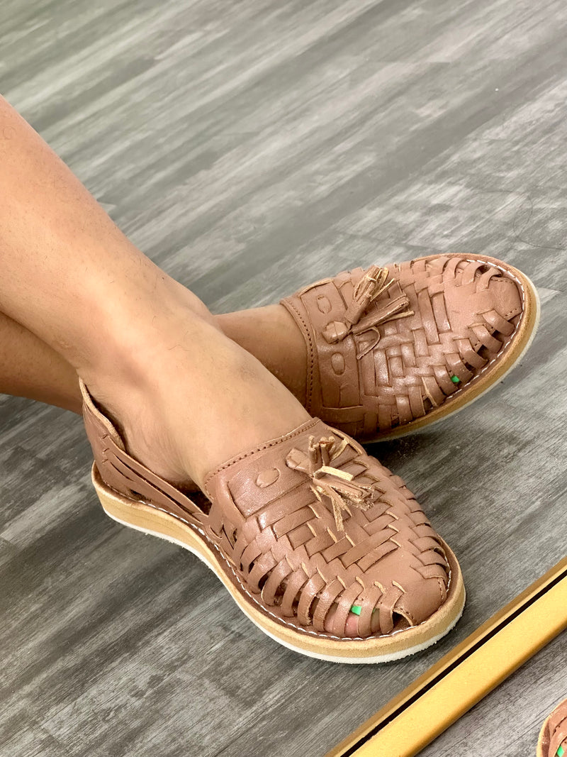 Mirnita Mexican Huaraches Tan