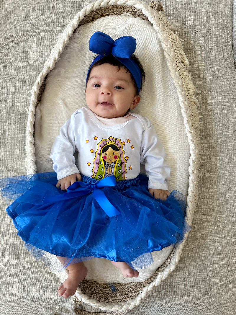 Virgencita Tutu Girls Royal Blue