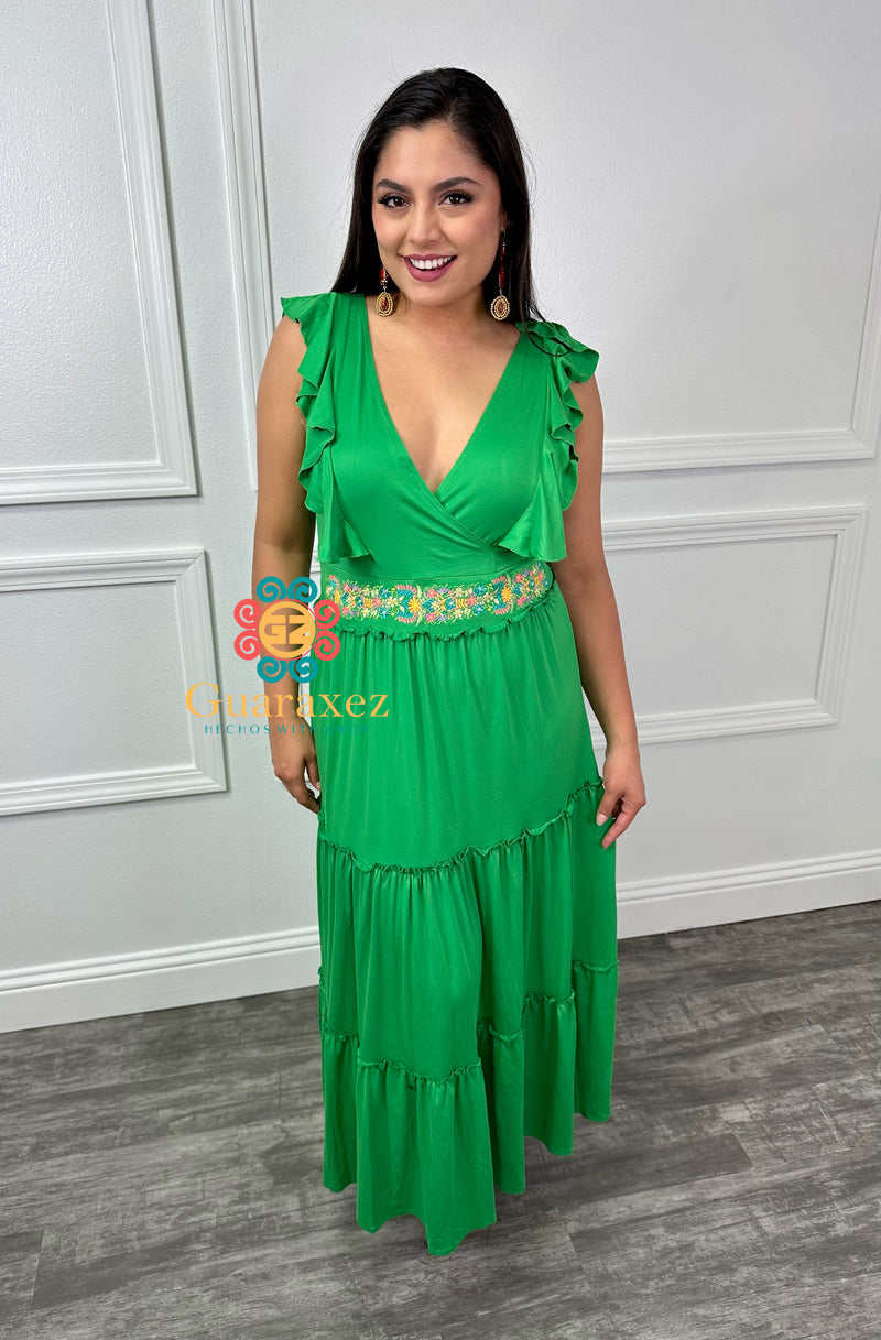 Gardenia Dress Green