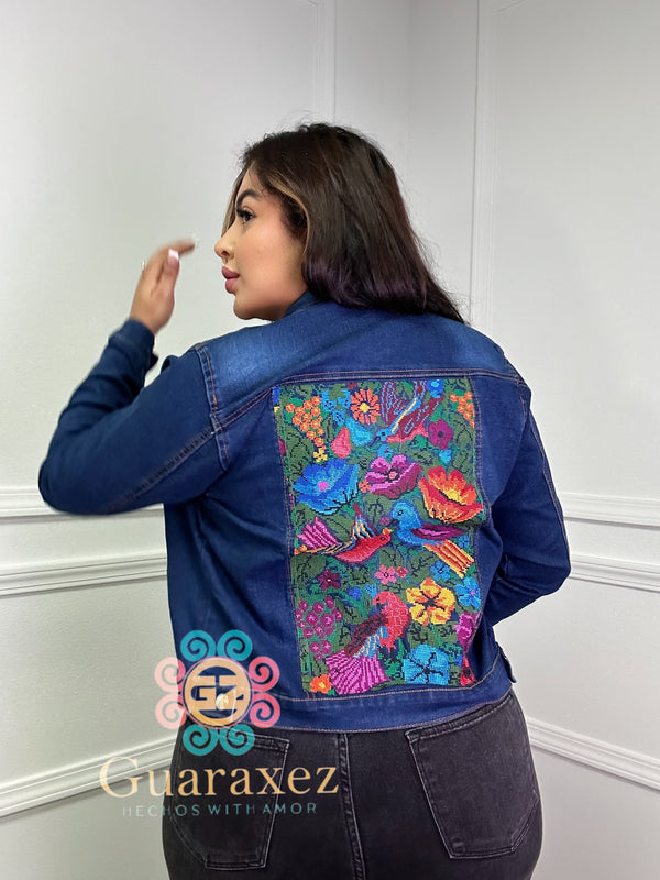 Pajaritos Punta de Cruz Denim Jacket