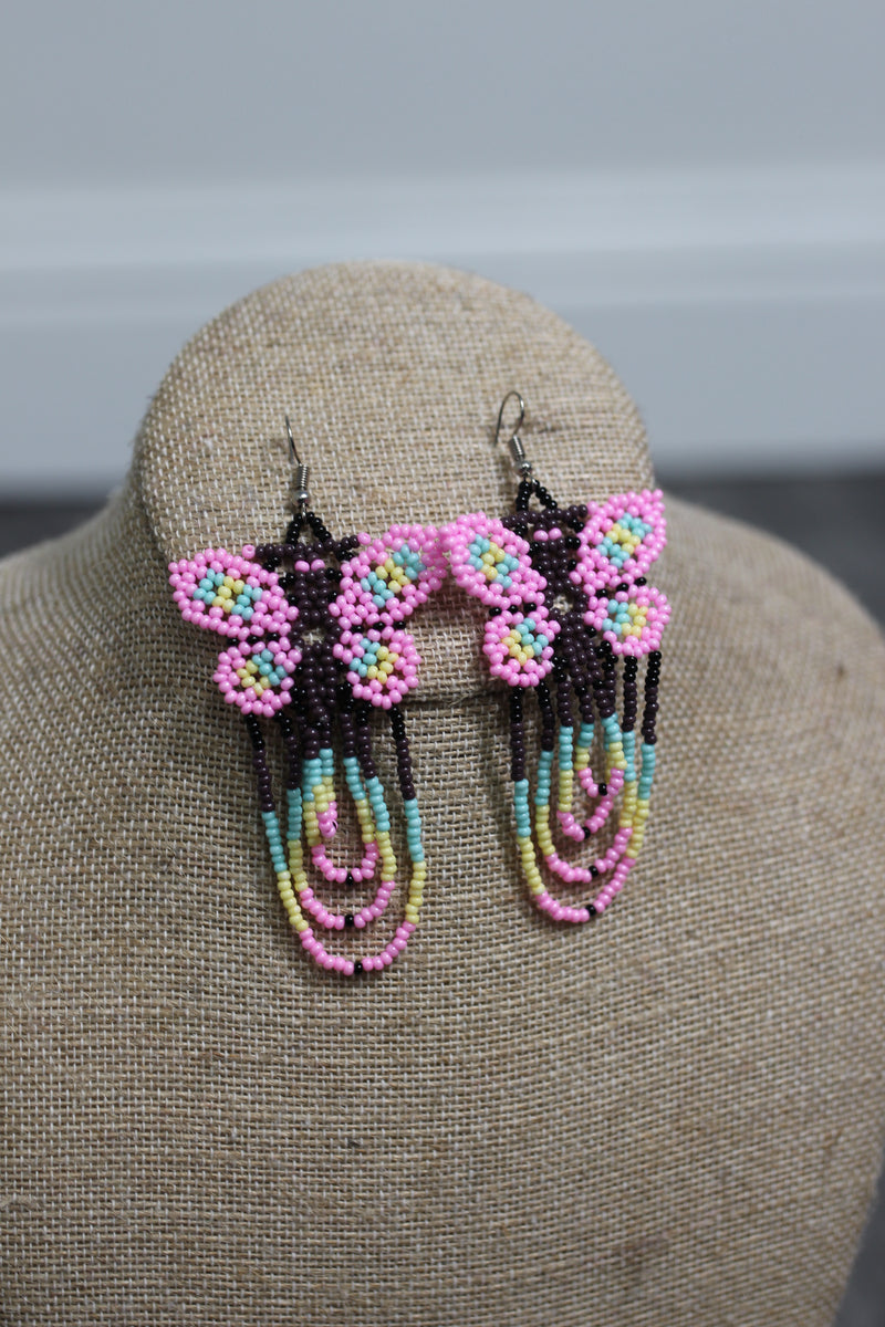 Maripositas Loop Handamade Earrings