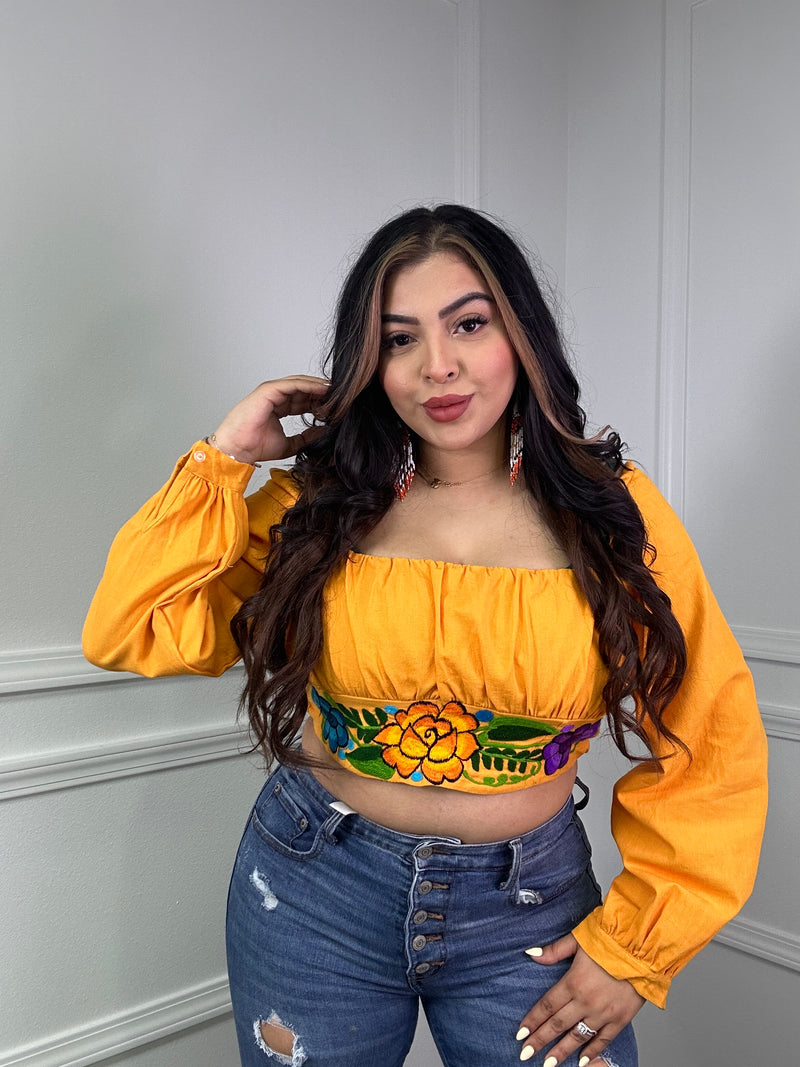 Rosalía Long Sleeve Yellow