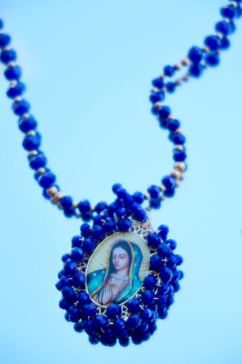 Virgen De Guadalupe Bead Necklace