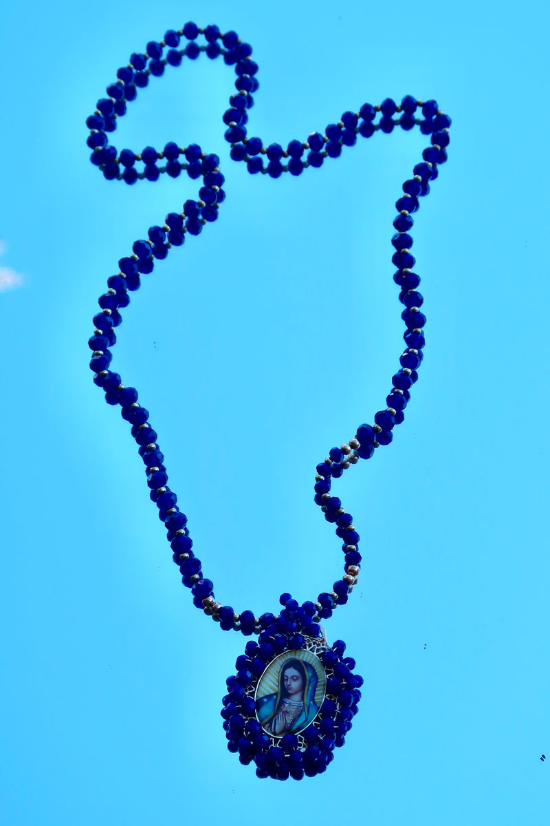 Virgen De Guadalupe Bead Necklace