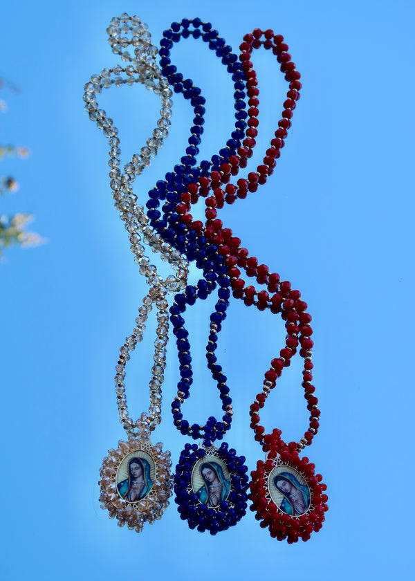 Virgen De Guadalupe Bead Necklace