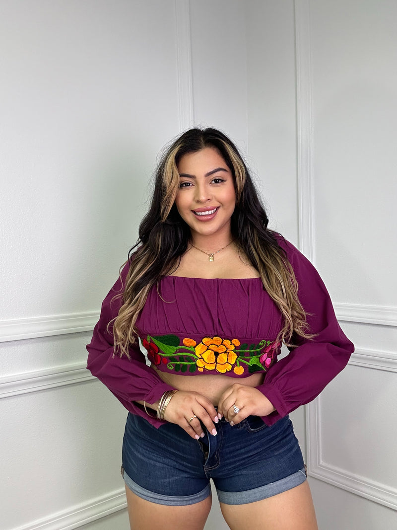 Rosalía Long Sleeve Purple