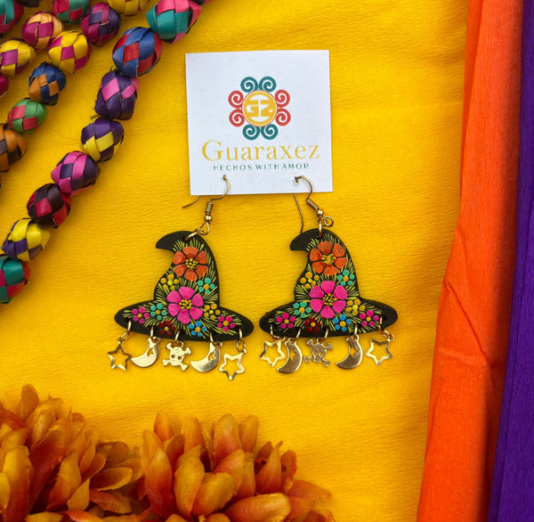 Brujitas Hand Painted Earrings