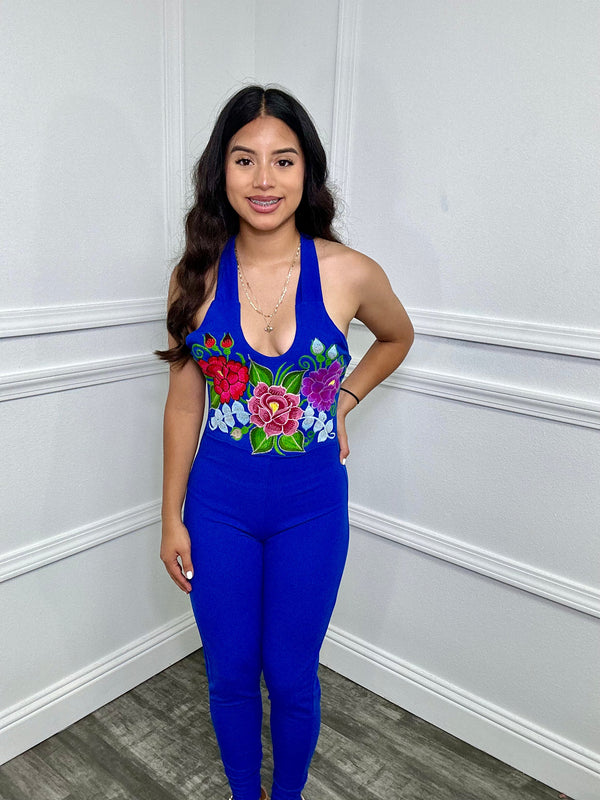 La Diva Jumpsuit Blue