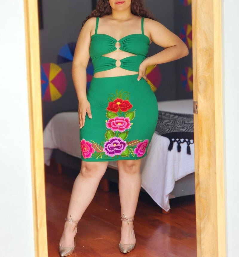 Atrevida Dress Green