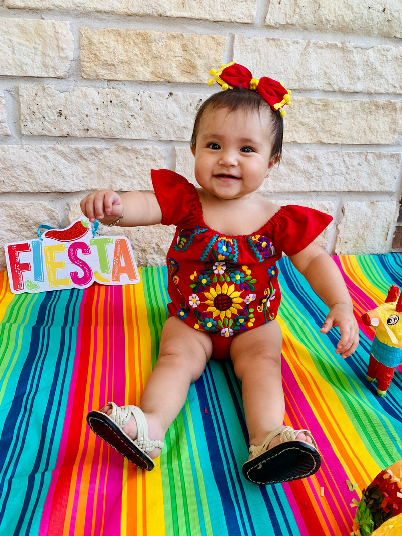 Chiquilla Red Baby Romper