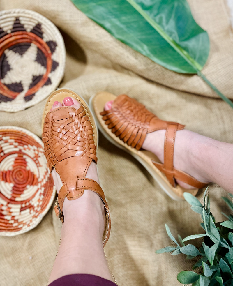 Tlalli Leather Sandals