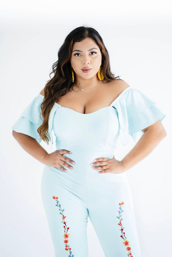 CIELITO LINDO JUMPSUIT CELESTE