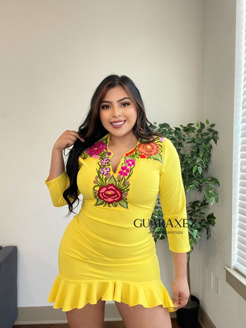 Martina Dress Yellow