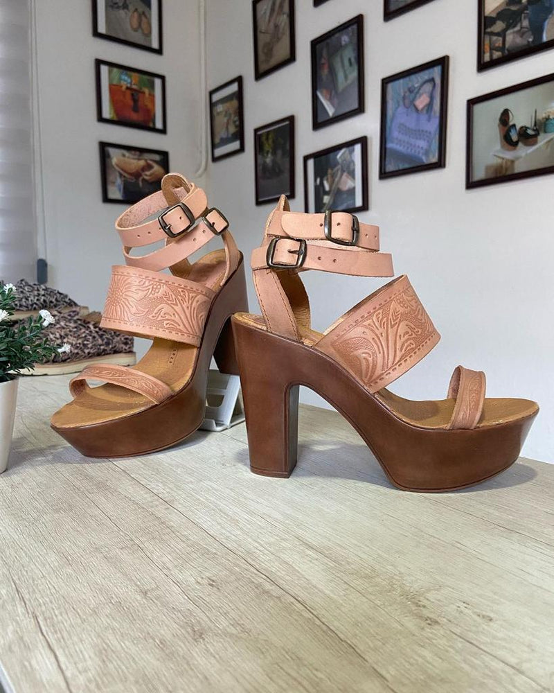 Bronca Heels Tan