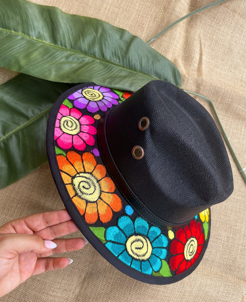 MULTI COLOR FLOWERS HATS