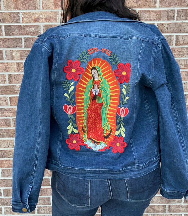 Virgen De Guadalupe Denim Jacket