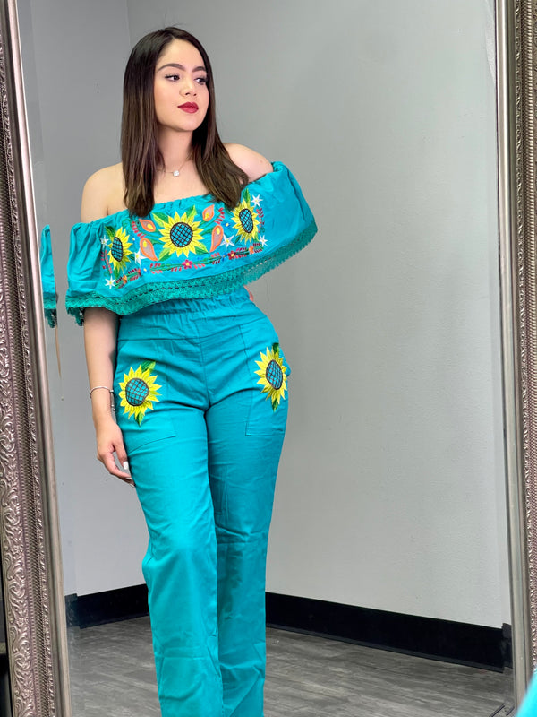 Sol Aqua Petite Jumpsuit