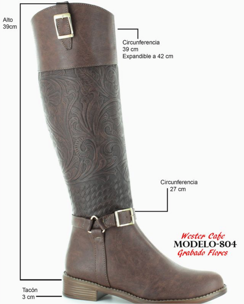 Otoño Boots Dark Brown